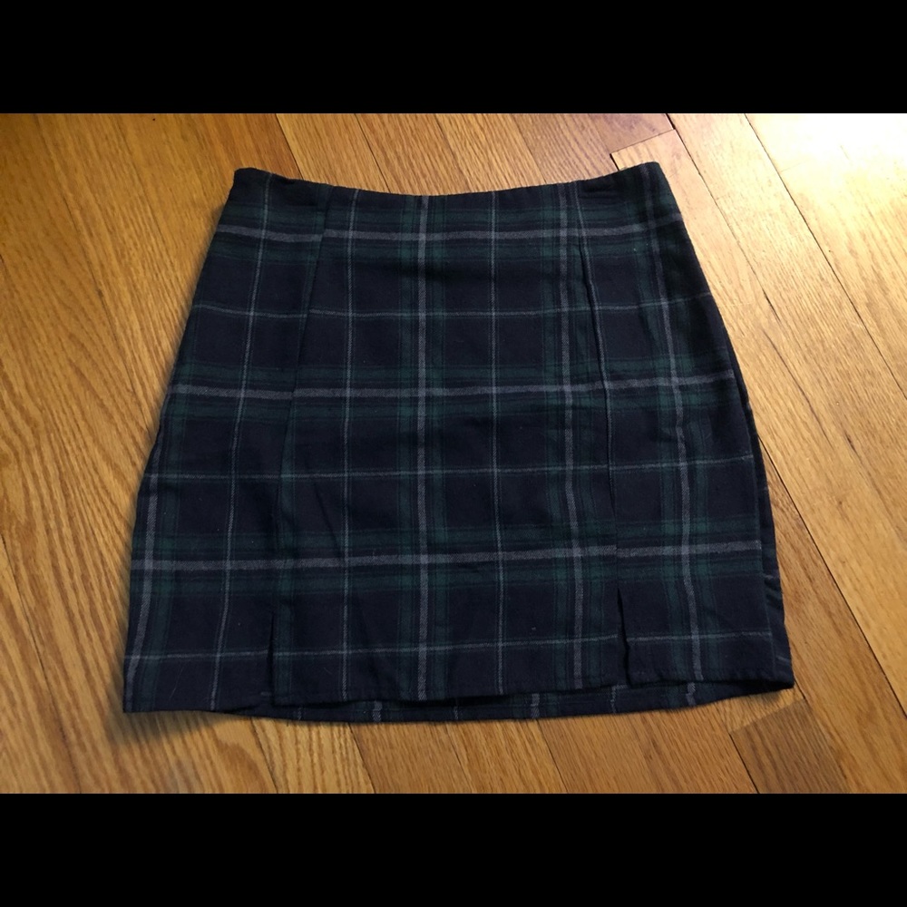 Blue and Green Skirt